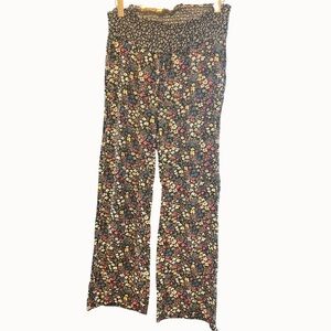 Jessica Simpson floral maternity pants size Small
